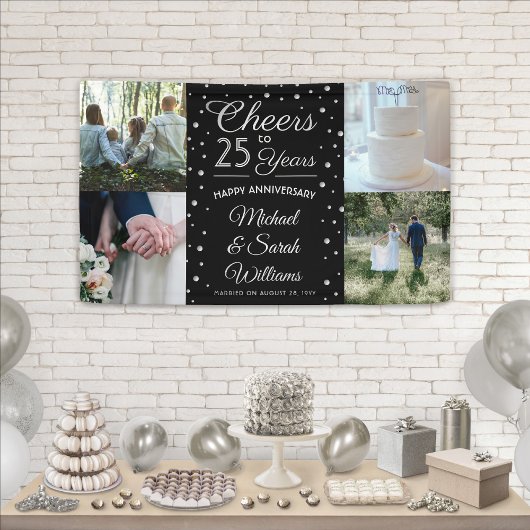 ANY Anniversary応援4 Photo Black and White 横断幕