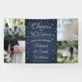 ANY Anniversary応援4 Photo Navy Blue and Data 横断幕 (横)