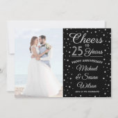 ANY Anniversary 2フォト応援ブラック&ホワイトパーティー 招待状 (正面)