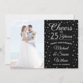 ANY Anniversary 2フォト応援ブラック&ホワイトパーティー 招待状 (正面)