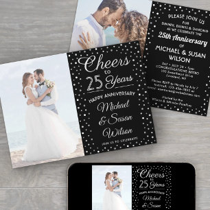 ANY Anniversary 2フォト応援ブラック&ホワイトパーティー 招待状