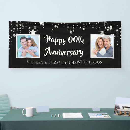 Any Anniversary Black & Silver Then & Nowの写真 横断幕 (トレードショー)