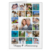Any Anny Anniversy Photo Collage 21 Photos カスタム Ca (正面)