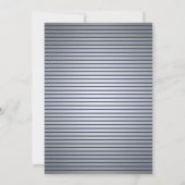 ANY ANY SUPPLISE ANNIVARY Navy Blue and Silver 招待状 (裏面)