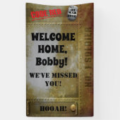 ANY BRANCH -軍隊帰郷バナー 横断幕 (縦)