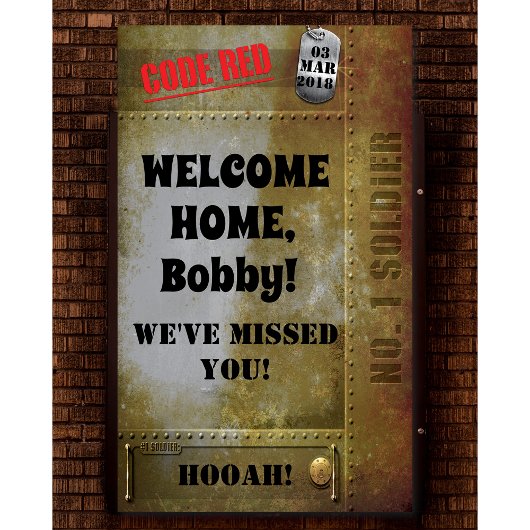 ANY BRANCH -軍隊帰郷バナー 横断幕