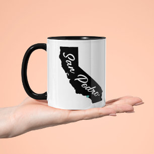 Any City Southern Californiaハート コーヒーマグカップ