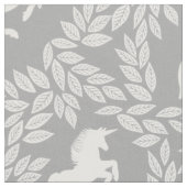 Any ColorはGrey Unicornフローラ ファブリック (クローズアップ)