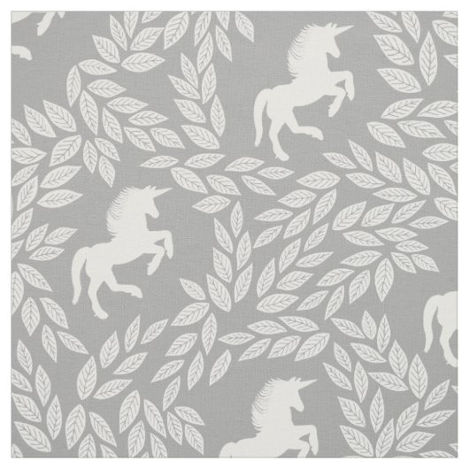 Any ColorはGrey Unicornフローラ ファブリック (見本)