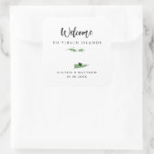 Any Colorヴァージン結婚諸島歓迎バッグ スクエアシール (バッグ)