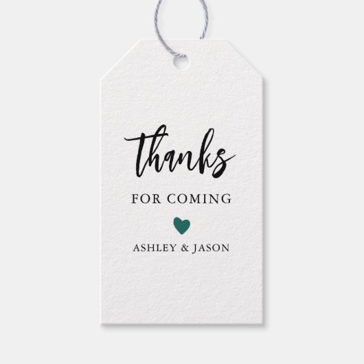 Any Color 感謝してい来のラベル結婚に感謝 ギフトタグ (正面)