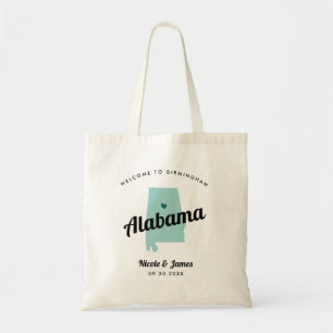 Any Color Alabama Destination Wedding Welcomeバッグ, トートバッグ