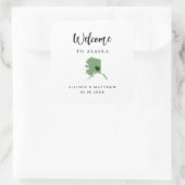 Any Color Alaskaの結婚WelcomeバッグまたはBox スクエアシール (バッグ)