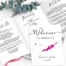 Any Color Anguillaのバッグ結婚歓迎の日程