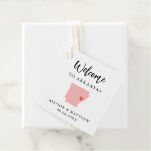 Any Color Arkansas'結婚s Welcomeバッグ フェイバータグ