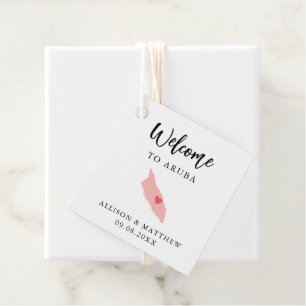 Any Color Aruba's Welcome結婚バッグ フェイバータグ