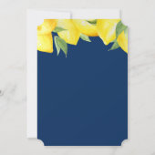 ANY COLOR - Boy Lemon Baby Shower招待状 招待状 (裏面)