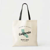 Any Color Californiaの結婚Welcomeバッグ トートバッグ (正面)