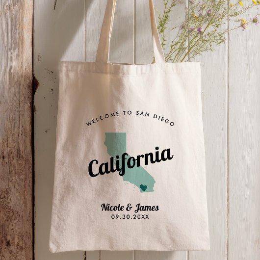Any Color Californiaの結婚Welcomeバッグ トートバッグ