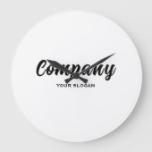 Any Color Company Name ラージ壁時計 (正面)