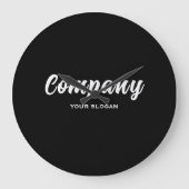 Any Color Company Name ラージ壁時計 (正面)