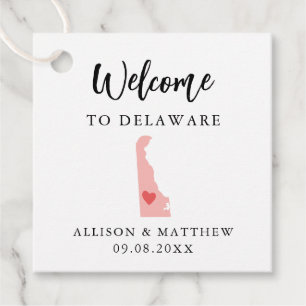 Any Color Delaware 結婚's Welcomeバッグ フェイバータグ