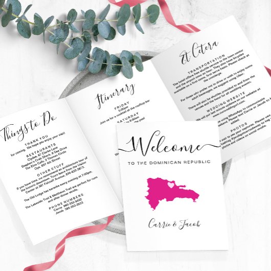 Any Color Dominium Republic 結婚's Welcome 三つ折りプログラム