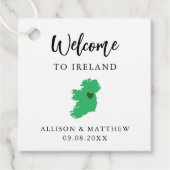 Any Color Ireland 結婚's Welcomeバッグ フェイバータグ (正面)