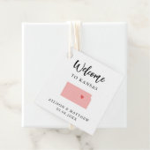 Any Color Kansas 結婚's Welcomeバッグ フェイバータグ (インサイチュ)