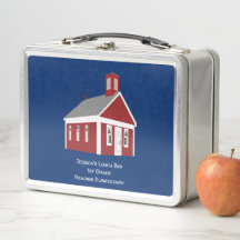 Any Color Kid's Schoolhouse Lunchboxesランチボックス