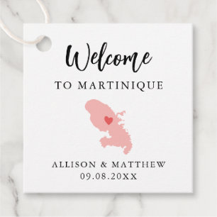 Any Color Martinique's Welcome結婚バッグ フェイバータグ