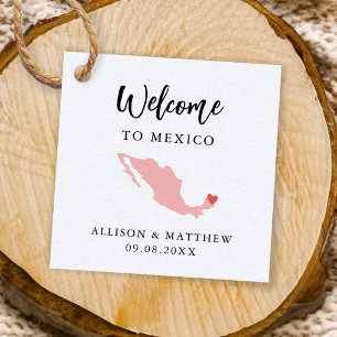 Any Color Mexico結婚's Welcomeバッグ フェイバータグ