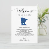 Any Color Minnesotaの結婚ウェルカム旅程 (スタンド正面)