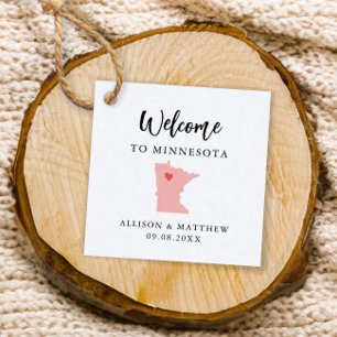 Any Color Minnesota結婚's Welcomeバッグ フェイバータグ
