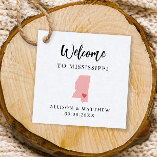 Any Color Missicipyの結婚歓迎バッグ フェイバータグ