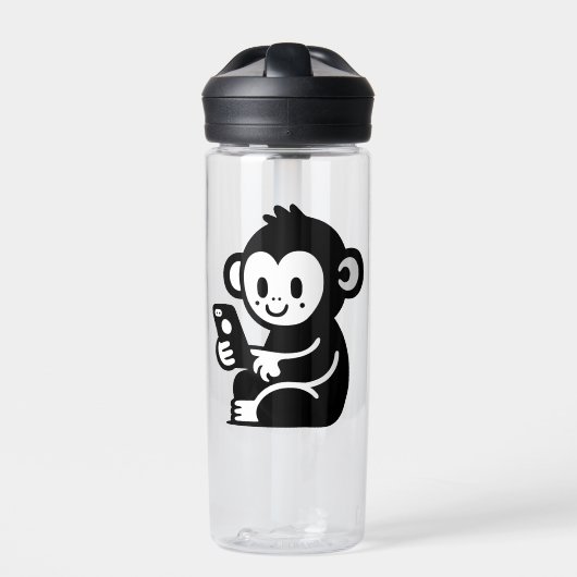 Any Color Monkey Phone ウォーターボトル (正面)