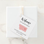 Any Color Montana'結婚s Welcomeバッグ フェイバータグ (インサイチュ)