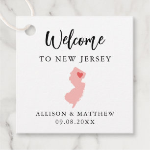 Any Color New Jerseyの結婚歓迎バッグ フェイバータグ