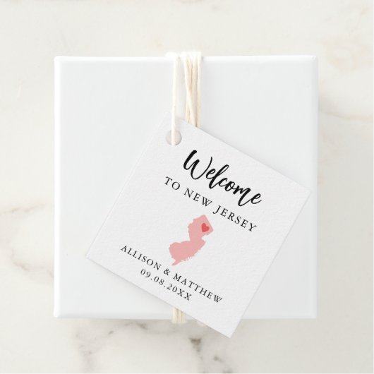 Any Color New Jerseyの結婚歓迎バッグ フェイバータグ (インサイチュ)