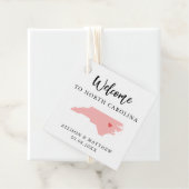 Any Color North Carolina's Welcome結婚バッグ フェイバータグ (インサイチュ)