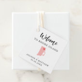 Any Color Rhode Island'結婚s Welcomeバッグ フェイバータグ (インサイチュ)