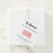 Any Color South Dakota'結婚s Welcomeバッグ フェイバータグ (インサイチュ)