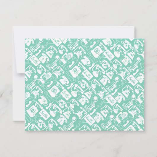 Any Color Telephone HELLO Moving New Address (正面)