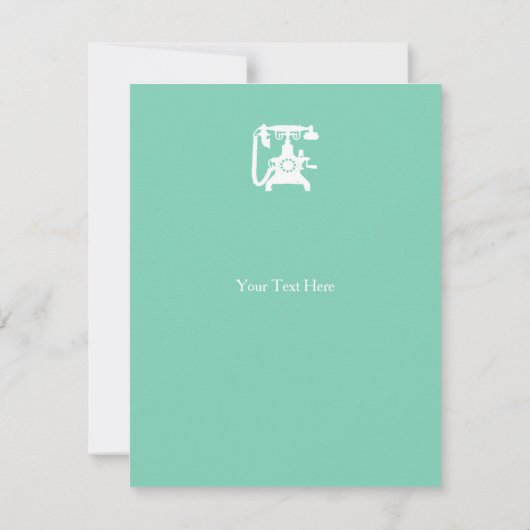 Any Color Telephone HELLO Moving New Address (裏面)