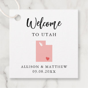 Any Color Utah's Welcome結婚バッグ フェイバータグ