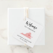 Any Color Virginia結婚's Welcomeバッグ フェイバータグ (インサイチュ)