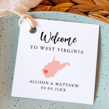 Any Color West Virginia州結婚の歓迎バッグ