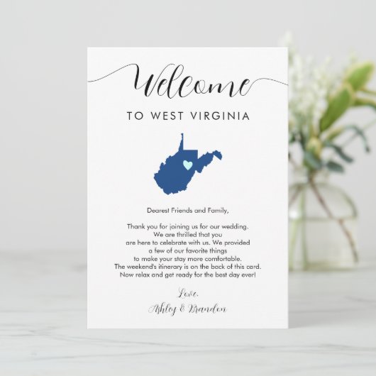 Any Color West Virginia結婚's Welcomeの旅程 (スタンド正面)