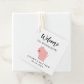 Any Color Wisconsin州結婚の歓迎バッグ フェイバータグ (インサイチュ)