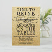 ANY EVENT - シャンパンを飲む時間のお誘い 招待状 (スタンド正面)